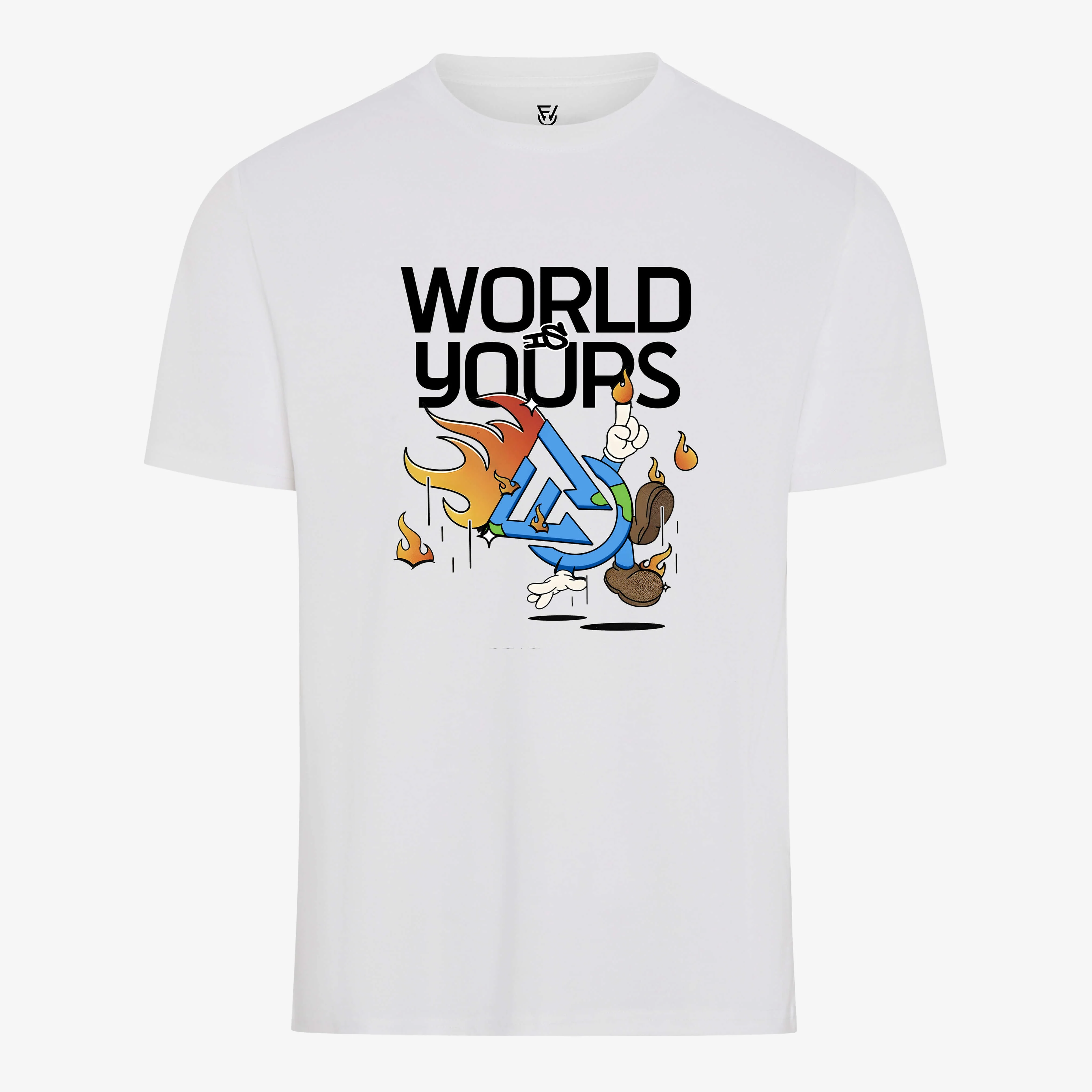 WORLD IS YOURS MERCERISED TSHIRT
